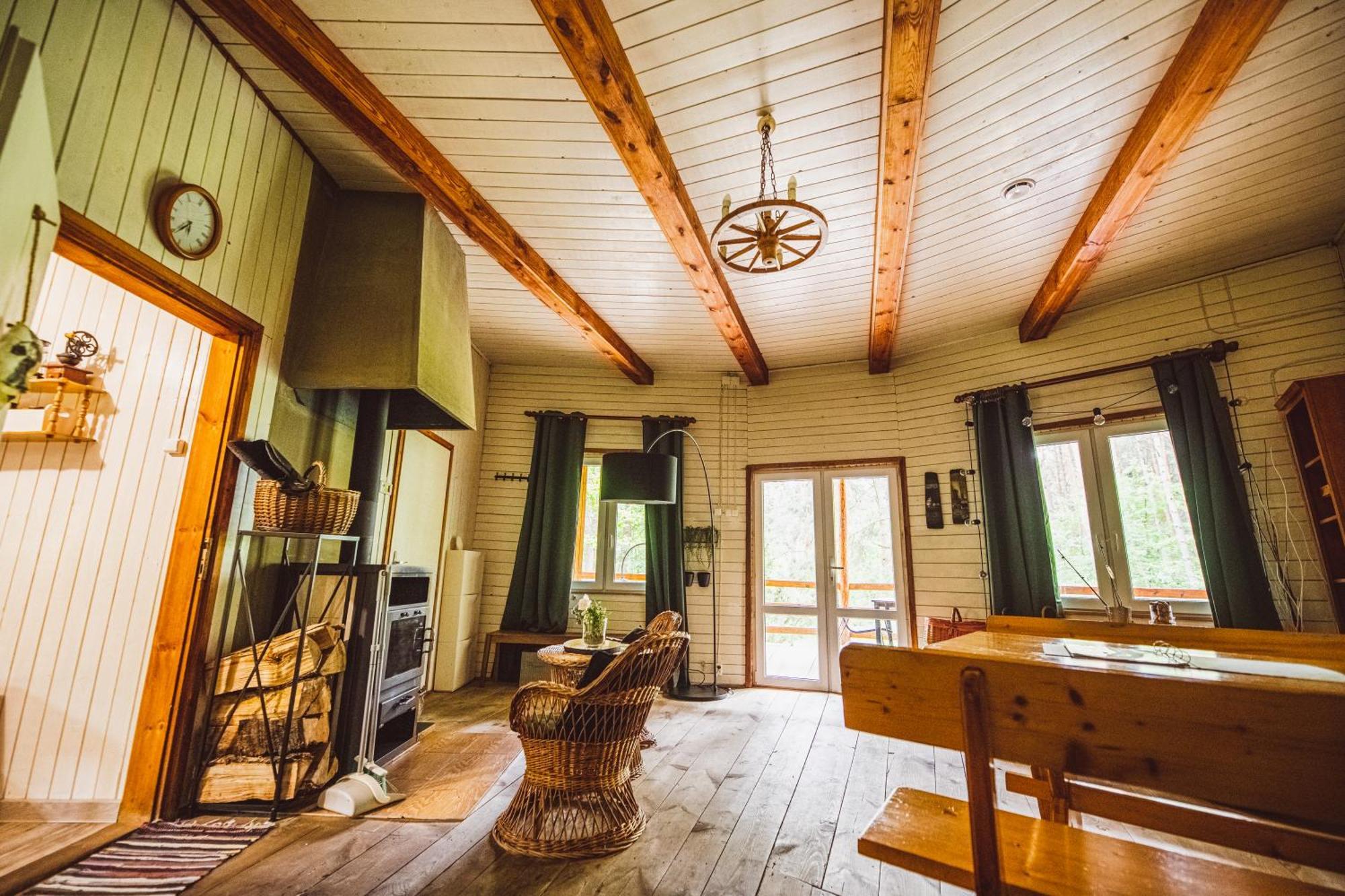 Cozy Nature Retreat With Patio Fireplace Garden Maciejowice Ngoại thất bức ảnh